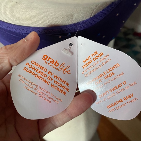 Handful Sports Bra- NBA NFL IFL WHL Pro Cheer Pro Dance Audition Top - Picture 5 of 7